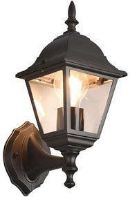 Φωτιστικό Τοίχου - Απλίκα Livenza 205760132 14x19x34cm 1xE27 60W Black Trio Lighting