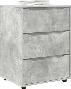 vidaXL Ντουλάπι αποθήκευσης Σκυρόδεμα Γκρι 60 x 48 x 81 εκ