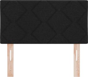 vidaXL Κεφαλάρι Μαύρο 80 cm ύφασμα