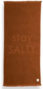 Πετσέτα Θαλάσσης Stay Salty Gold Nef-Nef Beach 90x170cm 100% Βαμβάκι