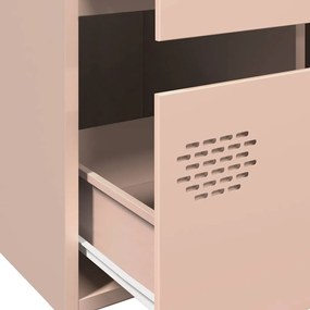Ντουλάπι Ροζ 68 x 39 x 101,5 εκ. από Χάλυβα - Ροζ