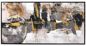 Πίνακας Καμβάς 374-225-656 140x3x70cm Multi Οριζόντιοι Καμβάς
