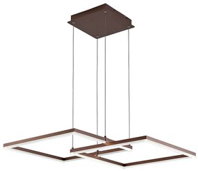 Φωτιστικό Οροφής Led Linus 4173600 Brown Viokef Μέταλλο