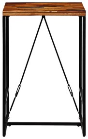 vidaXL Τραπέζι Μπαρ 70 x 70 x 106 εκ. από Μασίφ Ανακυκλωμένο Ξύλο