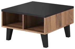 coffee table 60 LOTTA  wotan oak/black DIOMMI CAMA-LOTTA-ŁAWA-60-DWO/CZ