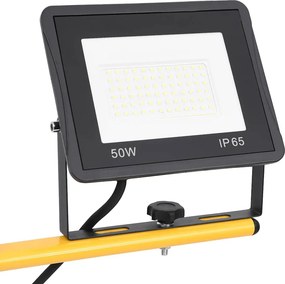 vidaXL Προβολέας LED με Τρίποδο Ψυχρό Λευκό 2 x 50 W