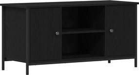 vidaXL Ντουλάπι TV Μαύρη δρυς 100 x 40 x 50 cm Επεξεργασμένο ξύλο