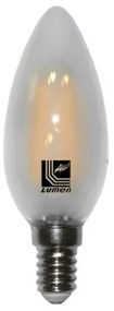 Λάμπα COG LED 4W Ε14 ντιμαριζόμενη κερί ματ LUMEN-13-1403409 13-1403409