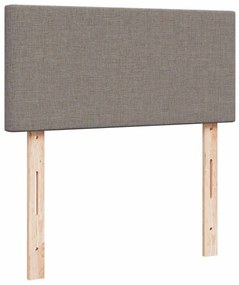 ΟΘΩΜΑΝΙΚΟ ΚΡΕΒΑΤΙ ΜΕ ΣΤΡΩΜΑ TAUPE 90X190CM ΥΦΑΣΜΑ 3311342