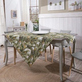 Τραπεζομάντηλο Lugo Green Teoran 135Χ135 Cotton-Polyester