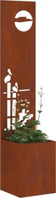 vidaXL Οθόνη Ιδιωτικότητας Κήπου Σκ rusty 32 x 150 εκ