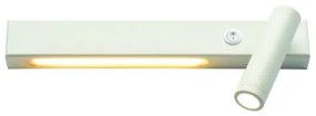 Απλίκα Φωτιστικό Τοίχου Σποτ LED 12W Reading Light Hermes Aca-SF2110LEDWHR-Λευκό SF2110LEDWHR