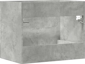 vidaXL Ντουλάπι Νιπτήρα Γκρι Σκυροδέμ. 60 x 38,5 x 48 εκ. Επεξ. Ξύλο