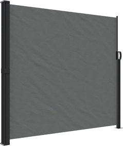 vidaXL Σκίαστρο Πλαϊνό Συρόμενο Ανθρακί 180 x 500 εκ.