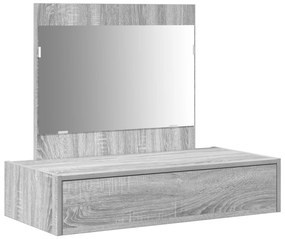 vidaXL Τοίχος με Είδη Περιποίησης Γκρι Sonoma 83x40x70 εκ