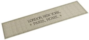 vidaXL Χαλί Κουζίνας Πλενόμενο Σχέδιο Capital Home 60x300 εκ. Βελούδο