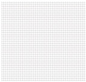 vidaXL Πλέγμα Κατσαρό Καρέ Φύλλα 50x50 εκ. / 11x11x2 χιλ. Ανοξ. Ατσάλι