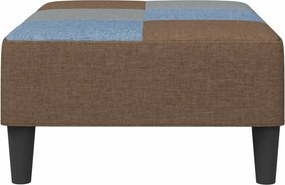 vidaXL Υποπόδιο με Σχέδιο Patchwork 77x55x31 εκ. Υφασμάτινο