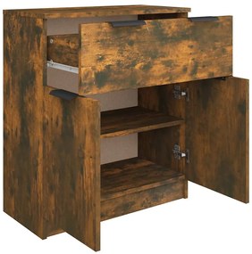 vidaXL Ντουλάπι Καπνιστή Δρυς 60 x 30 x 70 εκ. από Επεξεργασμένο Ξύλο