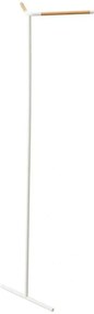 Κρεμάστρα Δαπέδου Γωνιακή Slim YMZK5550 39x48,5x160cm Natural-White Yamazaki Steel,Wood
