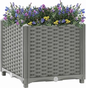 vidaXL Ζαρντινιέρα 40 x 40 x 38 εκ. από Πολυπροπυλένιο