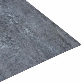 vidaXL Πλάκες Δαπέδου 55 pcs Γκρι 5,11 τ.μ. PVC