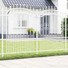 vidaXL Φράχτης Κήπου Kampen Λευκό 240 x 202,5 εκ