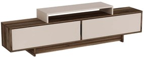 Έπιπλο Τηλεόρασης Grasyas 550ARN3466 180x29,6x50,2cm Walnut-Beige