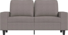 vidaXL Καναπές Διθέσιος Taupe 120 εκ. Υφασμάτινος