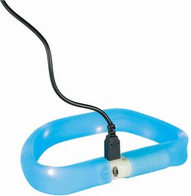 Κολάρο LED για Κατοικίδια Ζώα Trixie Flash USB Μπλε L/XL