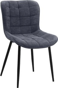 Σετ τραπεζαρία 5τμχ Rubes - Chiara Megapap χρώμα λευκό - ανθρακί Ø100x78εκ.