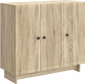 vidaXL Πλαϊνό γραφείο Sonoma Δρυς 89 x 34,5 x 80 εκ Επεξεργασμένο Ξύλο