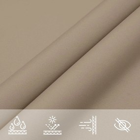 Πανί Σκίασης Ορθογώνιο Taupe 3,5 x 5 μ. από Ύφασμα Oxford 135435