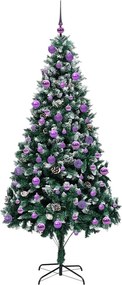 vidaXL Τεχνητό Χριστουγεννιάτικο Δέντρο με 300 LED Πράσινο 210 cm