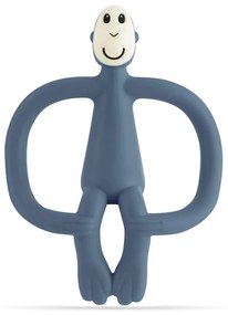 Μασητικό Οδοντοφυΐας Teething Toy 10,5cm Airforce Blue Matchstick Monkey Σιλικόνη