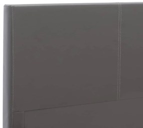 vidaXL Πλαίσιο Κρεβατιού Γκρι 180 x 200 εκ. από Συνθετικό Δέρμα