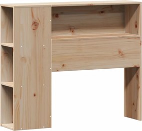 vidaXL Κρεβάτι Βιβλιοθήκη Χωρίς Στρώμα 75x190 εκ Μασίφ Ξύλο Πεύκο