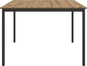 vidaXL Τραπεζαρίες 110 x 110 x 75 cm ΜΕΤΑΛΛΟ Ορθογώνιος