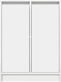 vidaXL Παπουτσοθήκη Λευκή 57x34x76 εκ. από Επεξεργασμένο Ξύλο