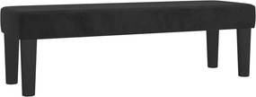 vidaXL Κρεβάτι Boxspring με Στρώμα Μαύρο 180x200 εκ. Βελούδινο