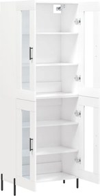 vidaXL Ντουλάπι Λευκό 69,5x34x180 εκ. από Επεξεργασμένο Ξύλο