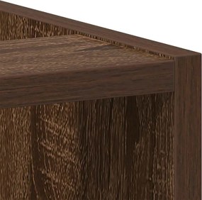 vidaXL Ντουλάπι "Riga" Καφέ Δρυς 40x44,5x81,5 εκ. από Τεχνητό Ξύλο