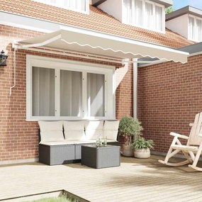 vidaXL Σκελετός Τέντας Μπεζ 250 x 200 cm Πολυεστέρας με Επικάλυψη PU