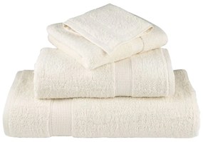 vidaXL Πετσέτες 10 pcs Κρεμ 15 x 21 cm Βαμβάκι