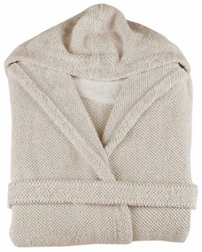 Μπουρνούζι Linen Waffle Natural - M