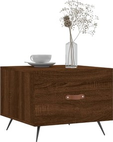 vidaXL Τραπεζάκια Σαλονιού 2 τεμ Brown Oak 50x50x40 εκ Επεξ. Ξύλο
