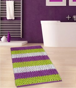 Πατάκι Μπάνιου (70x120) San Lorentzo 2335 Purple/Lime