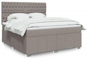 ΚΡΕΒΑΤΙ BOXSPRING ΜΕ ΣΤΡΩΜΑ TAUPE 180X200 ΕΚ. ΥΦΑΣΜΑΤΙΝΟ 3294058