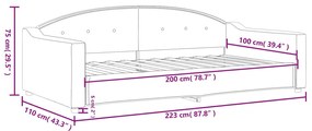 ΚΑΝΑΠΕΣ ΚΡΕΒΑΤΙ ΜΑΥΡΟΣ 100 X 200 ΕΚ. ΥΦΑΣΜΑΤΙΝΟΣ 354190