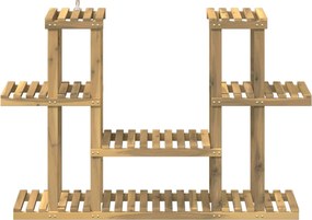 vidaXL Βάση φυτών Λευκός Χρωματισμός 123 x 25 x 78,5 εκ.